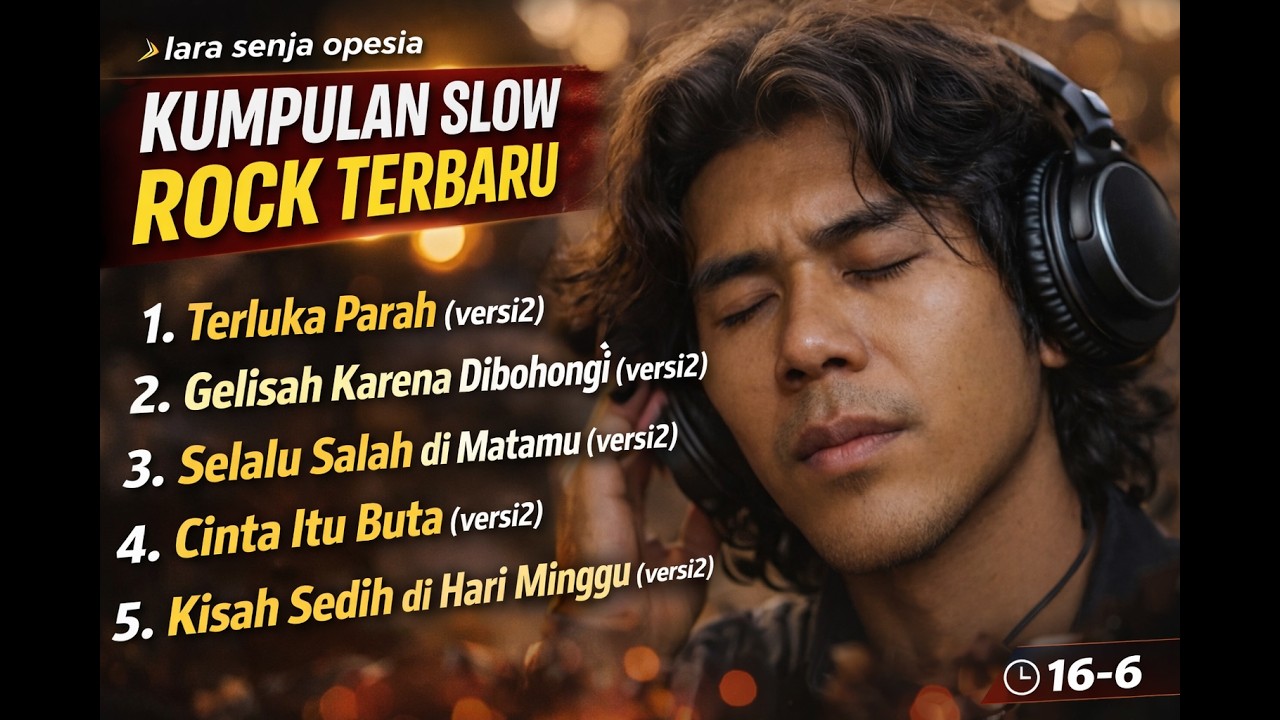 Kumpulan Lagu Slow Rock Galau Versi 2 | Temani Malam Sepi|LARA SENJA OPECIAL