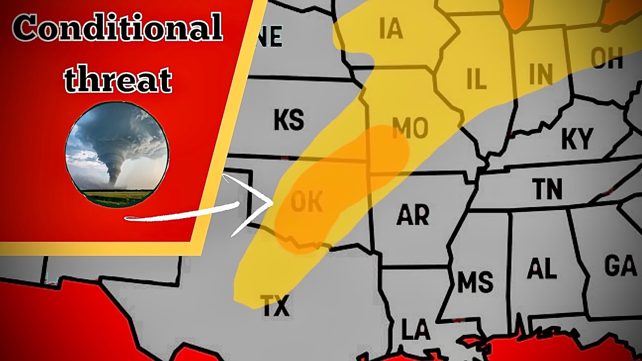4/15/26 Conditional Tornado threat for OK - live storm chase - YouTube