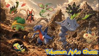 Dragons, Bugs, and Ground.. Ohh My Pokemon Auto Chess. 8 Ground, 6 Bug, 3 Dragon.