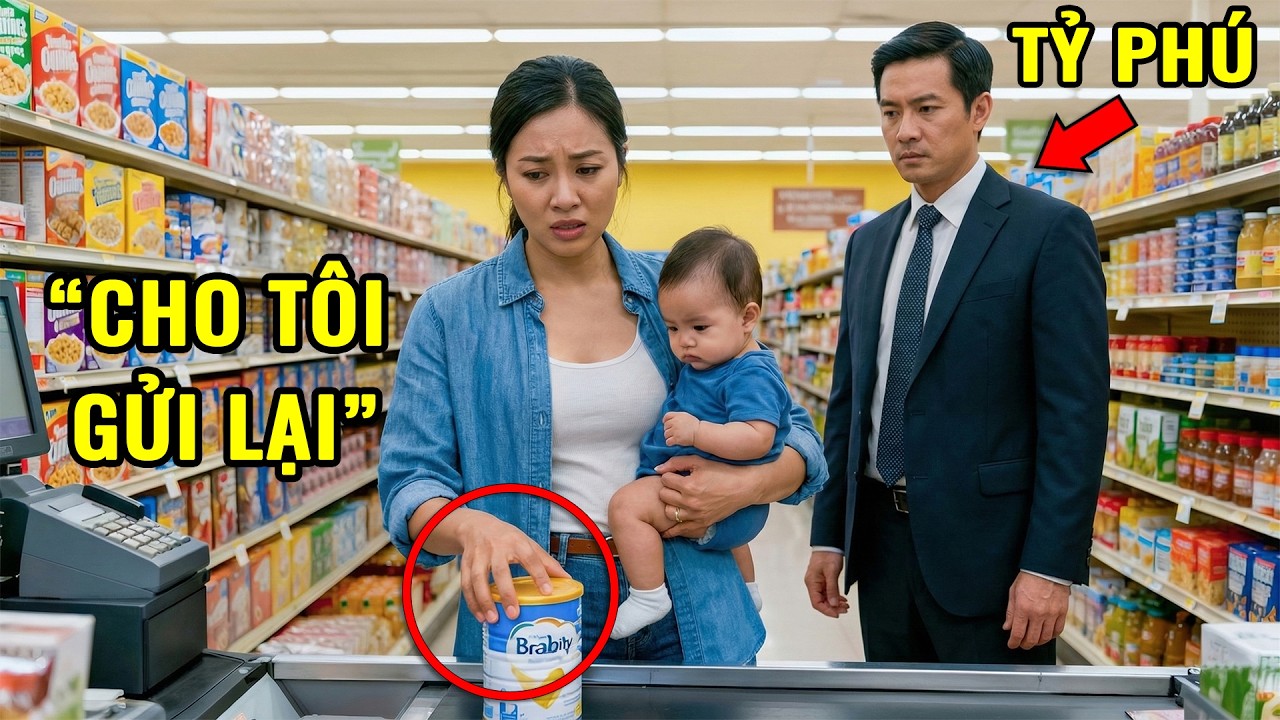 Tỷ phú bắt gặp mẹ đơn thân nghèo trả lại hộp sữa cho con — Điều ông làm sau đó khiến ai cũng bất ngờ