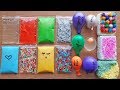 Making Slime With Bags Balloons and Floam Bricks - Satisfying Slime Videos