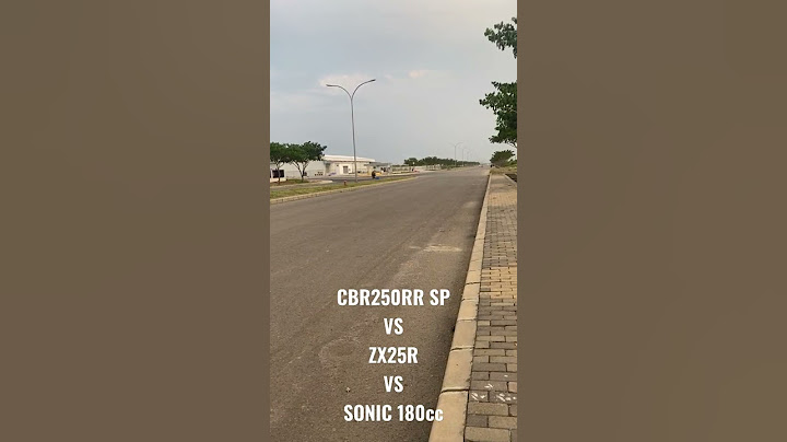 CBR 250RR SP VS ZX25R VS SONIC 180CC