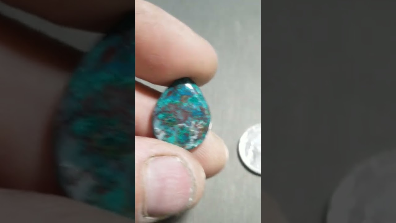 silicated rainbow Chrysocholla 