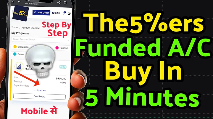 💲The 5%ers Funded Account Buy Kaise Kare? / Step-by-Step Live Guide (Mobile से in India)