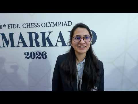 Vantika Agrawal’s Interview after winning Her second Game at FIDE Chess Olympiad 2026!