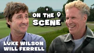 Will Ferrell and Luke Wilson on The Hawk Sports Fandom Complex on the Scene