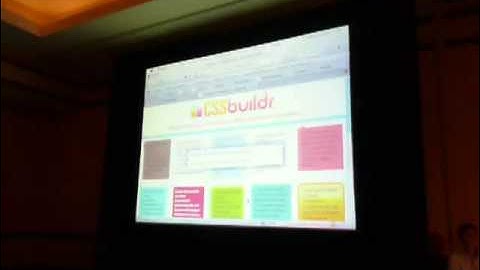 CSSBuildr at The Ajax Experience 2009 Boston