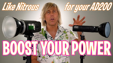 Making Godox AD200 as powerful as AD600