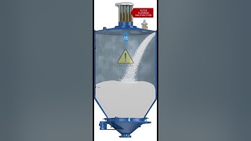 KCS Silo Safety System 3D Animation - Filling Operation with Venting Filter Malfunction (02 KCS)