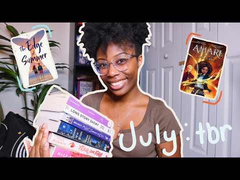 my July TBR:? Romance, fantasy and contemporary books!!!