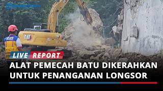 Alat Pemecah Batu Dikerahkan, Penanganan Longsor Jalan Trenggalek–Ponorogo Ditarget Selesai 2 Hari