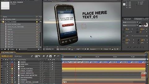 After Effects Template Android Catalog | Bluefx
