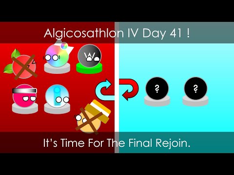 Algicosathlon IV Day 41!