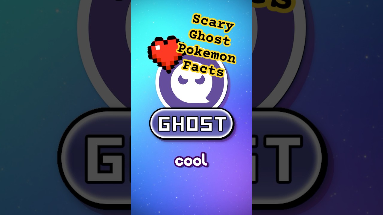 Ghost Type Pokemon are SCARY! 