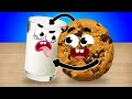OOPS! Clumsy Cookies Prank Their Siblings || Funny Relatable Situations By 24/7 DOODLES