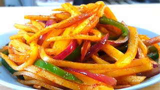 One Potato & One Bell Pepper Make This Simple Recipe | Quick & Delicious Meal Idea!