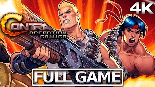 CONTRA: OPERATION GALUGA  Full Gameplay Walkthrough / No Commentary【FULL GAME】4K Ultra HD