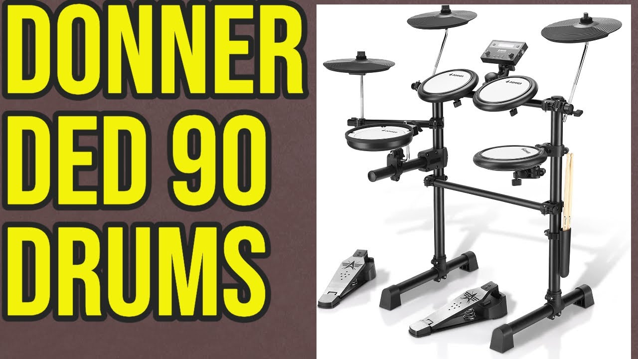 Donner DED 90 Eletric drum kit, demo and review. - YouTube