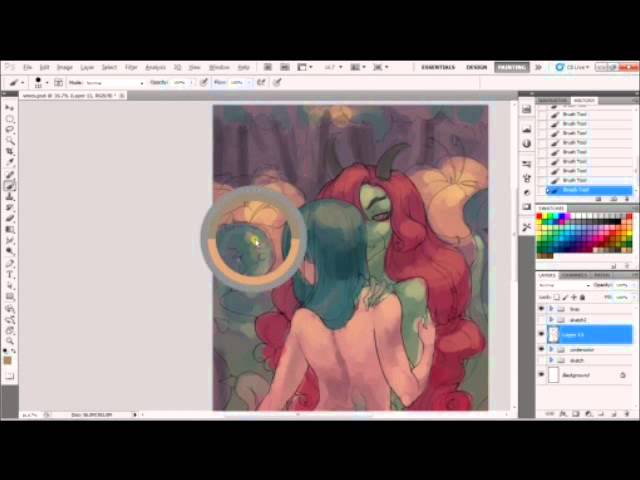 Consentacle Vines speedpaint (nsfw)