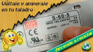 Cuanto voltaje y amperaje necesita tu taladro o maquinillo desde el transformador