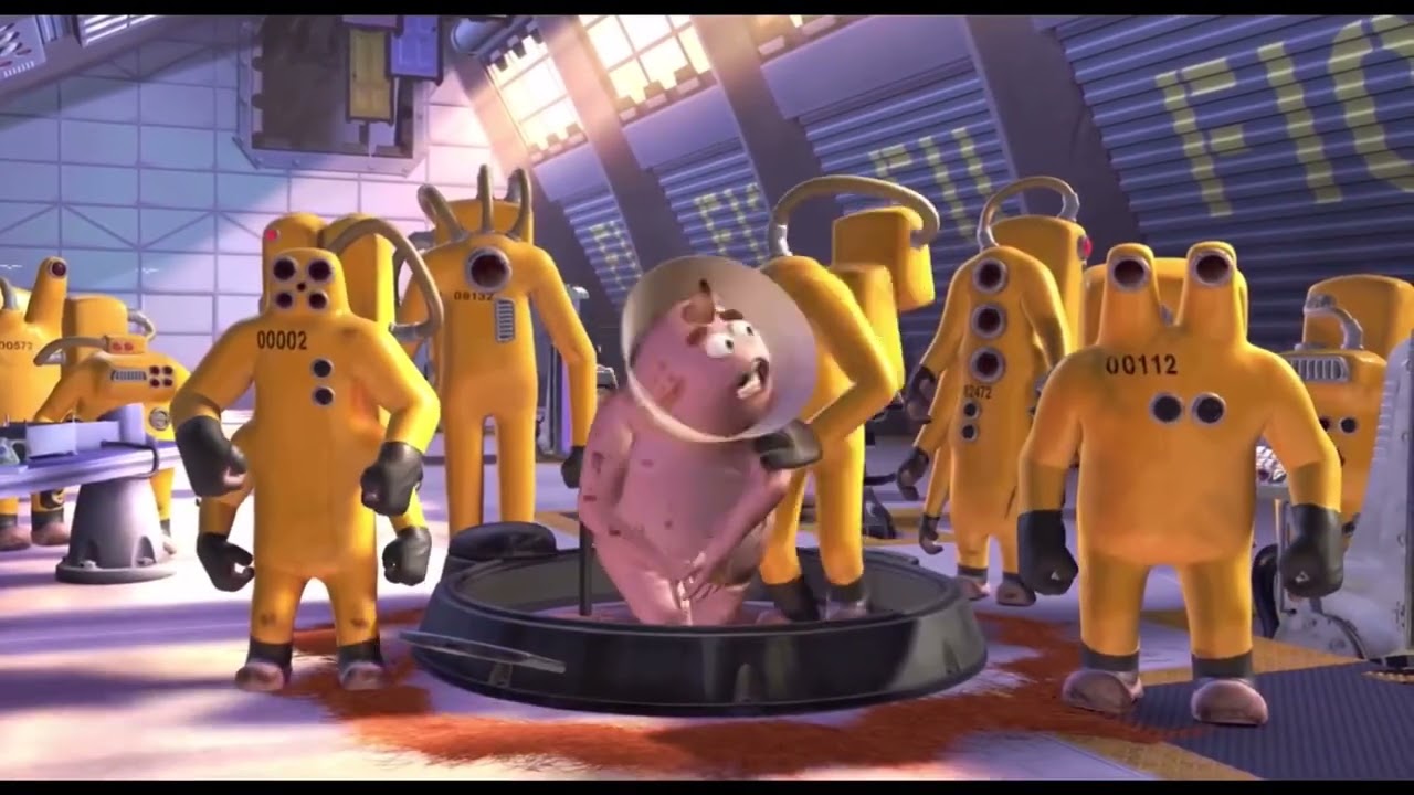 Monsters, Inc. (2001) Sock contamination
