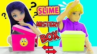 MISTERY BOX SLIME SWITCH UP CHALLENGE | Cambio de la Caja Misteriosa de Slime
