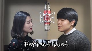 Video thumbnail of "Ed Sheeran - Perfect Duet &Beyoncé Vocal Cover by Heojeeyoung X Kim hyeongdo"