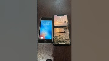 iPhone 5s on iOS 9 vs iPhone X on iOS 14 boot up test #shorts #iphone5s #ios9 #iphonex #ios14