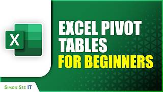 Pivot Tables Excel: Detailed Beginners Pivot Table Tutorial