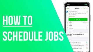How to schedule jobs in ServiceM8