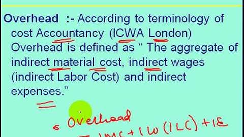 OVERHEAD COST VARIANCE