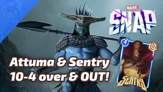Attuma & Sentry are 10-4 over & OUT OF THIS WORLD - Marvel SNAP Gameplay & Deck Highlight