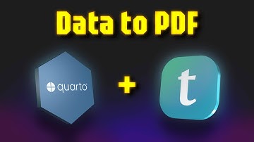 Quarto & Typst Are Fantastic for Beautiful PDF Reports