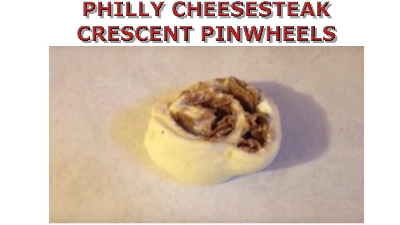 Philly Cheesesteak Crescent Pinwheels - YouTube