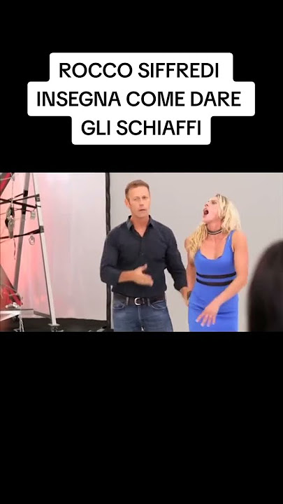 Rocco da lezione di schiaffi #italy #viral #shots #video