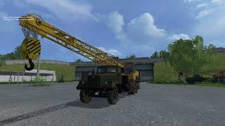 Farming Simulator 2015 обзор мода кран ''КРАЗ-257 Старичок'' Farming Simulator 2015 обзор мода кран ''КРАЗ-257 Старичок''