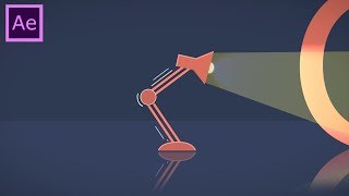 Table Lamp Text Intro Reveal After Effects & Free Template Download