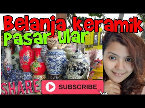 Belanja Keramik  Di Pasar  Ular  Jakarta Tapi Dimana Ularnya 