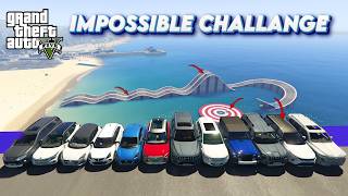 INDIAN CARS IMPOSSIBLE RAMP CHALLENGE 🚗🔥 || GTA V MODS || INSANE STUNTS &amp; FAILS
