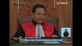 Download lagu Pernyataan Hakim Tunggal yang Memutuskan Sidang Praperadilan Setnov Gugur - iNews Siang 14/12