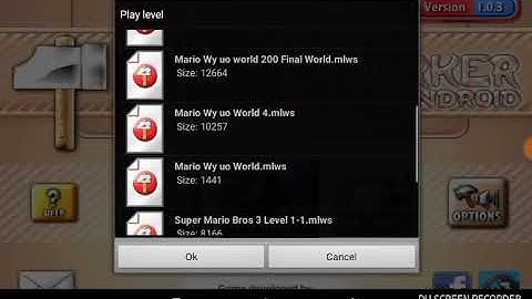 Mario Worker Android / How To Made Level 3 ( Renbow ice )