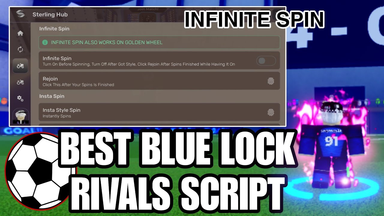 [UPD] Blue Lock: Rivals Script GUI Pastebin | INFINITE SPIN AUTO GOAL ...