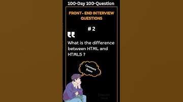 #2  Frontend Question 🤔100 Days - 100 Frontend Interview  #frontenddeveloper #frontend #html #html5