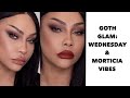 GOTH GLAM: WEDNESDAY &amp; MORTICIA ADDAMS VIBBE | SONJDRADELUXE