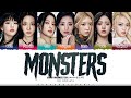 BABYMONSTER MONSTERS Intro Lyrics 베이비몬스터 MONSTERS 가사 Color Coded Eng ShadowByYoongi