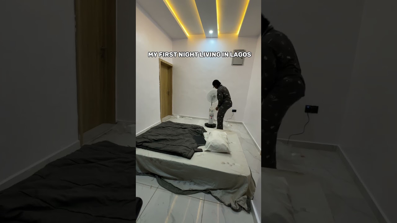 My first night living in Lagos, Nigeria