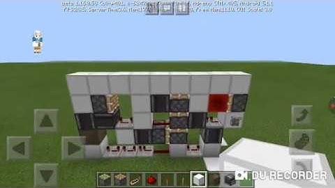 minecraft 1 wide expandable hipster door(showcase)