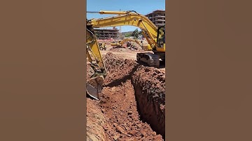 Satisfying Excavator Digging Action!