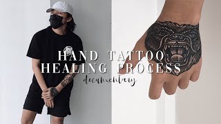 HAND TATTOO HEALING PROCESS