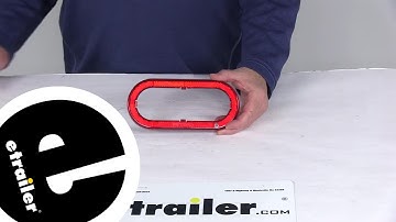 etrailer | What to Know About the Reflex Reflector Flange Cover for Optronics 6" Oval Trailer Lights